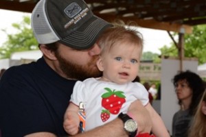 This Strawberry gets a Kiss from Daddy!