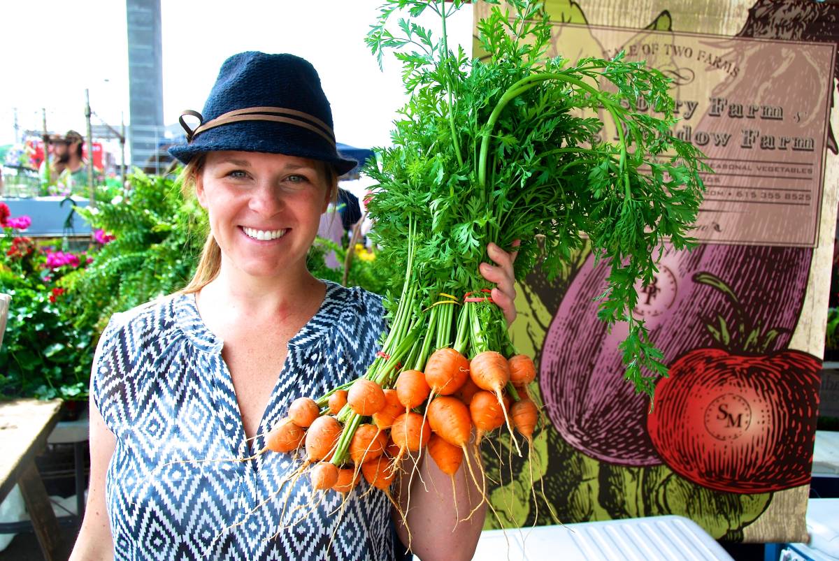 Summer Farmers Market loaded with Fresh Vegetables Franklin Farmers