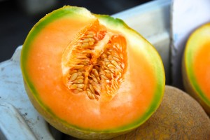 Sweet cantaloupe from Delvin Farms
