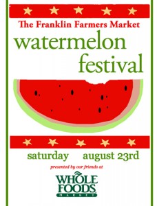 watermelon fest sign