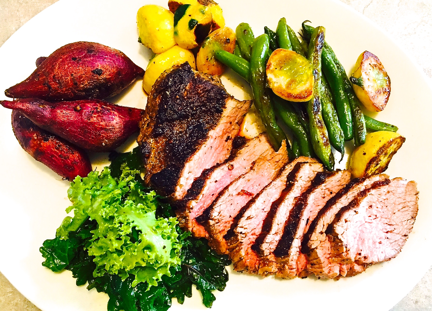 Tri Tip with Farmers Market Vegetables